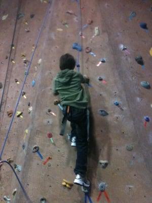 Ryan is a climbing master!