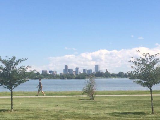 View of downtown from Sloan Lake.