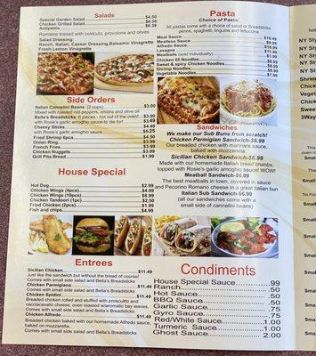 Hello everyone check out Our new menu