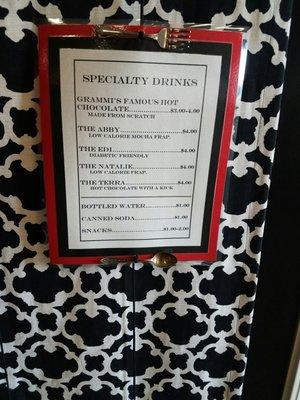 Specialty drinks