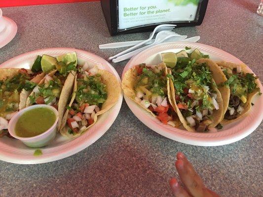 Tacos!  Al pastor, Lengua, Asada, carnitas!!