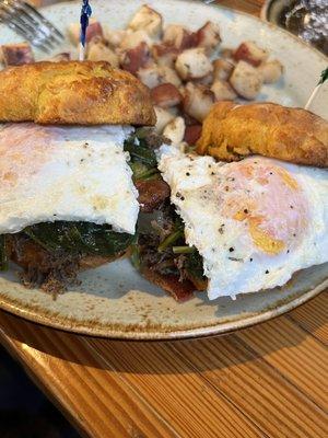 Jerk Pork Sweet Potato Biscuits