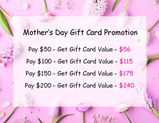 Mother's Day Promotion!