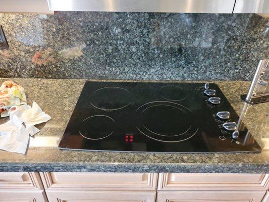 Cooktop instalation