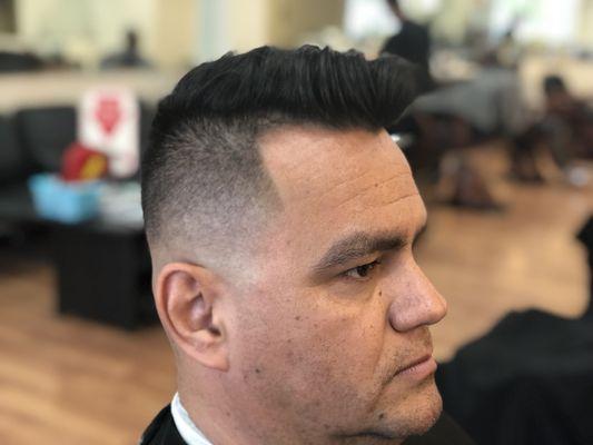 Medium skin fade