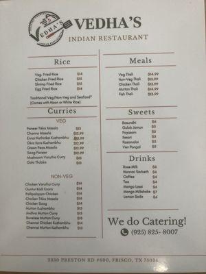 Current menu page 1