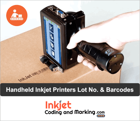 Handheld Inkjet Printers, for inkjet printing on packaging and products.