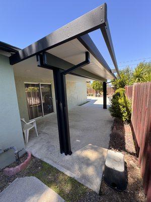 Modern Patio Cover - Black