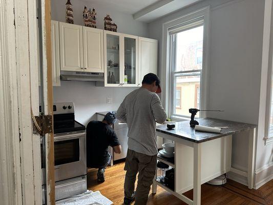 Countertops installation