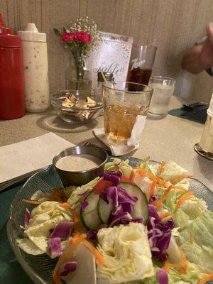 Salad & old fashion