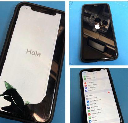 iPhone X screen Replaced