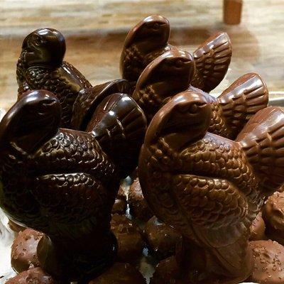 Solid Chocolate Turkey