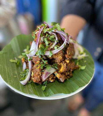 Goat Sukka at Banana leaf South indian food in Redondo Beach