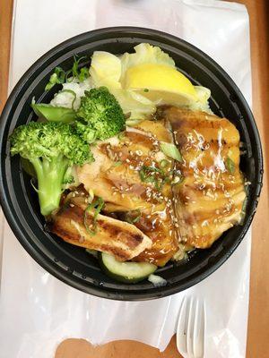 Salmon Teriyaki Donburi