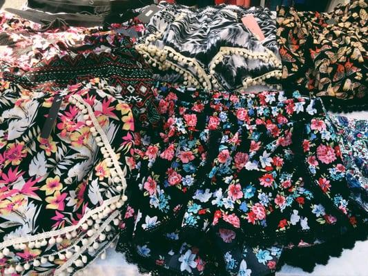 Trendy items such as these Pom Pom shorts for just $10!