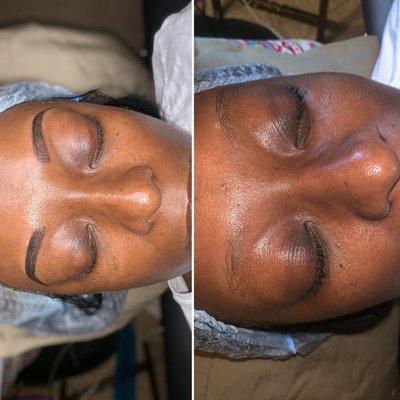 Semi permanent eyebrows