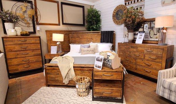 Although I'm looking a lighter bedroom set, this one has me reconsidering!! This set is amazing !!