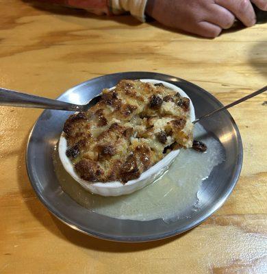 Bourbon Glazed Bread Pudding