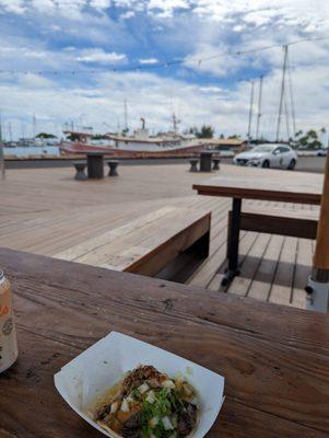 Food Truck park view - new location at 1011 Ala Moana ....got 5 other trucks.