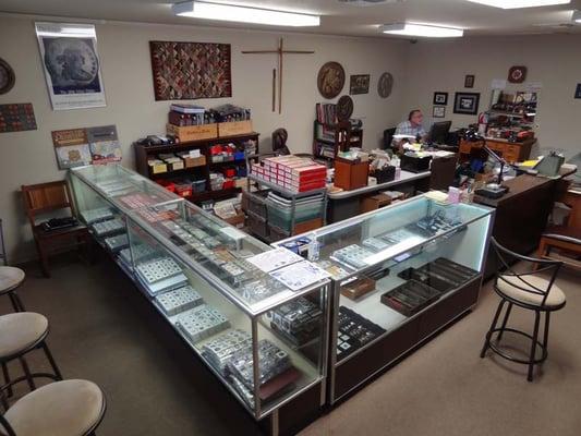 San Antonio Alamo Heights Coin Shop Inside Store