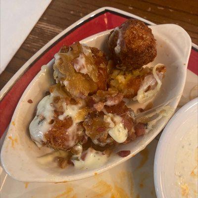 Loaded Tots (no way) not good the sauerkraut topping throws it all off