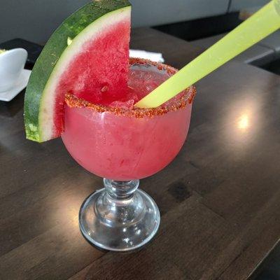 Fresh Watermelon margarita.