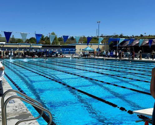 Nice pool but facilities are old and very small