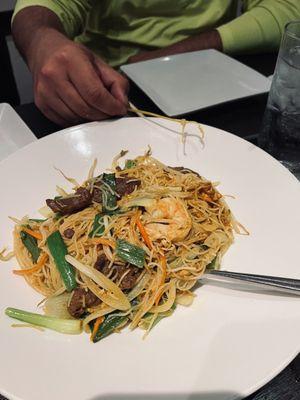 Singapore Style Noodles with a zip tie