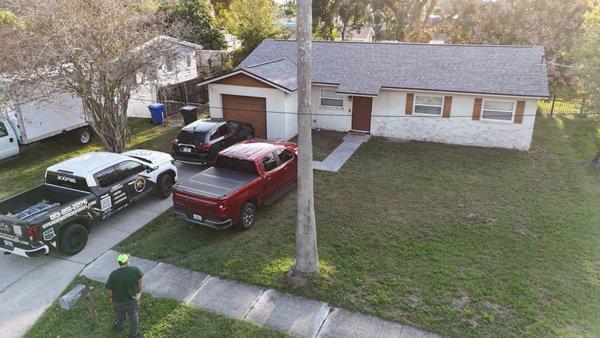 Roof replacement in Apollo Beach, FL.