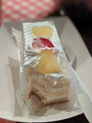 Pineapple cake slice