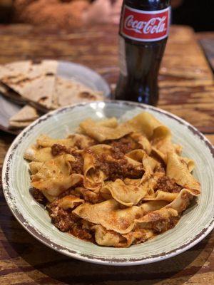 Pappardelle with Bolognese Sauce