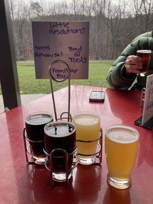 Flights are appreciated when a brewery is new!