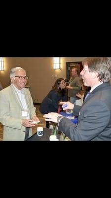 The doctors at the San Mateo County Dental Society meeting.