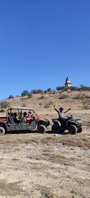 Photo time with Light tower peaking over the Hill!