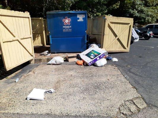 Tuckernuck Trail blames the residents when all the dumpsters overflow every week.