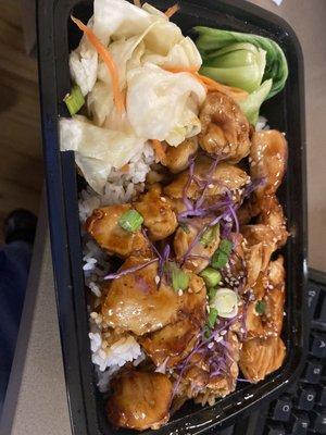 Chicken 207. Teriyaki Chicken & packaged this beautifully & delivered !!! This what teriyaki heaven must be!!!!