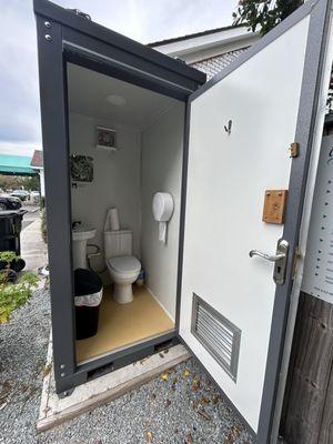 Outside toilet