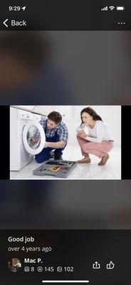 Appliance repairs