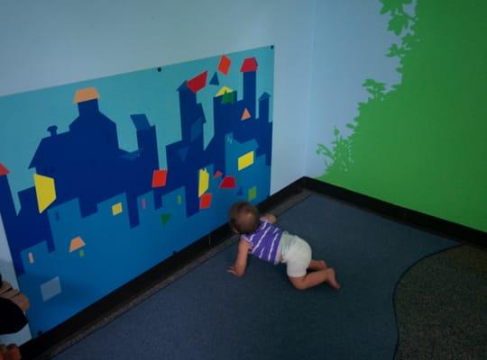 Playroom wall