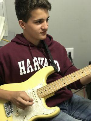 Electric guitar and bass lessons at The Modern Music Academy