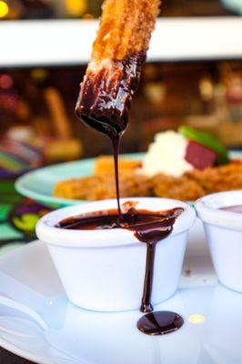 Churros con Chocolate