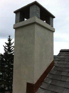 Stucco on Chimney