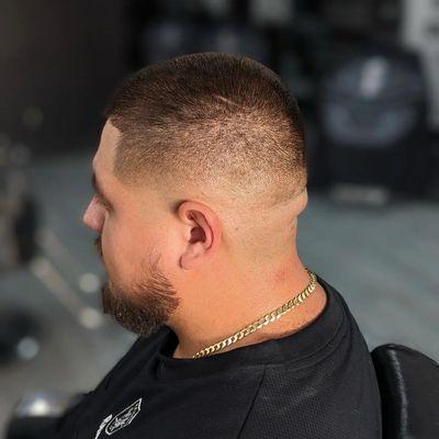 The gentlemen's skin fade!