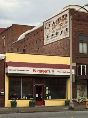 Classic building and great old painted advertising