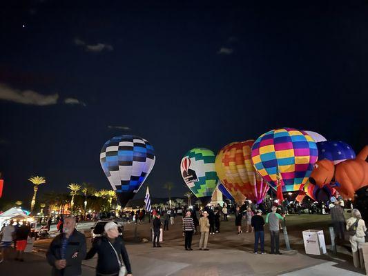 Hot Air Balloon Festival - Cathedral City. CA