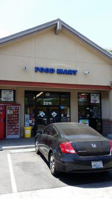 The Korean food mart.