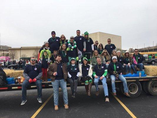 Bailey Family Insurance in the St Pattys Day Parade!