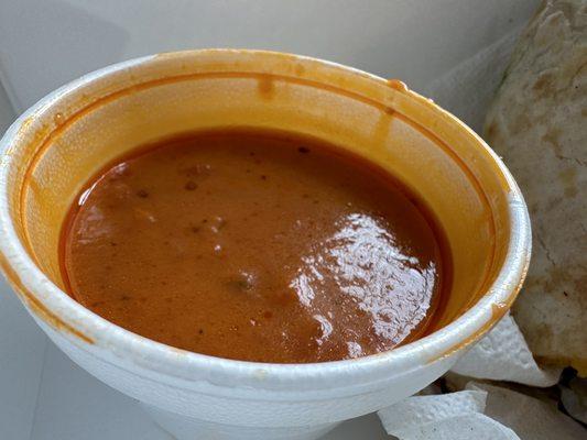 Bowl of tomato soup