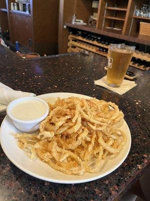 Onion straws