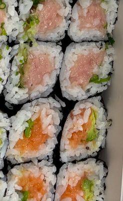 Reality of mush sushi received that's chopped up fish